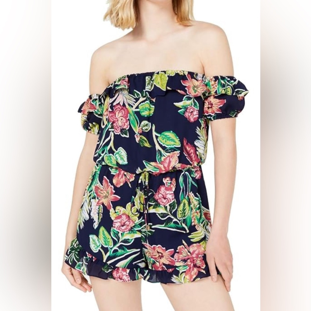 City Studio Floral Romper size XL Excellent Condition
